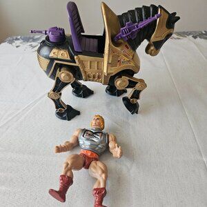 Vintage Heman with Purple Stallion
